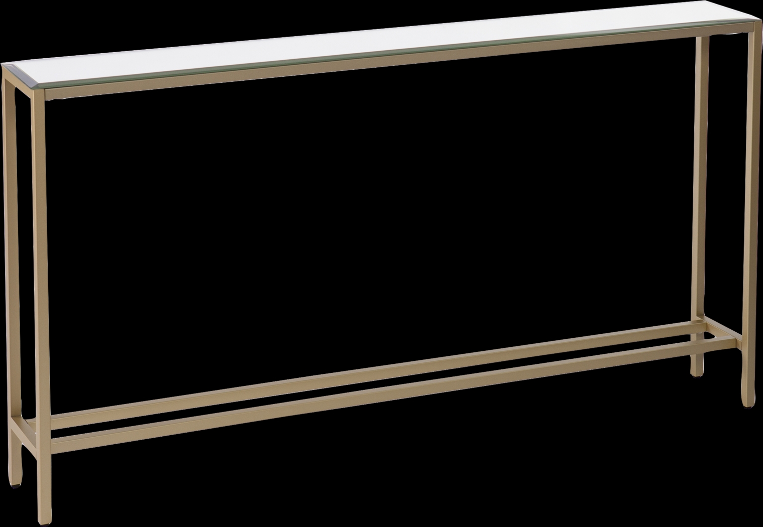 Desner Gold Large Console Table - Thumbnail - Image 1