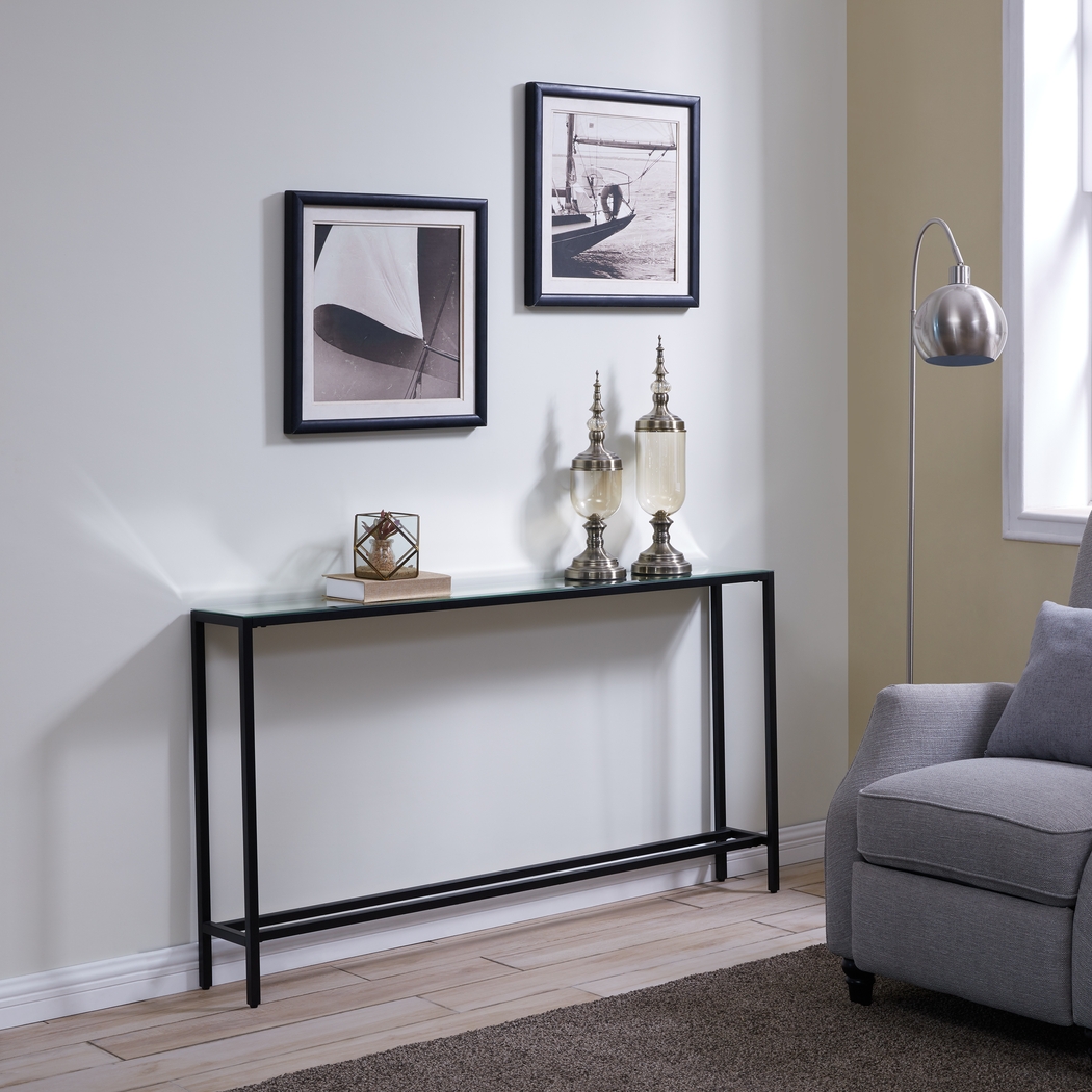 Desner Gray Console Table - Thumbnail - Image 5