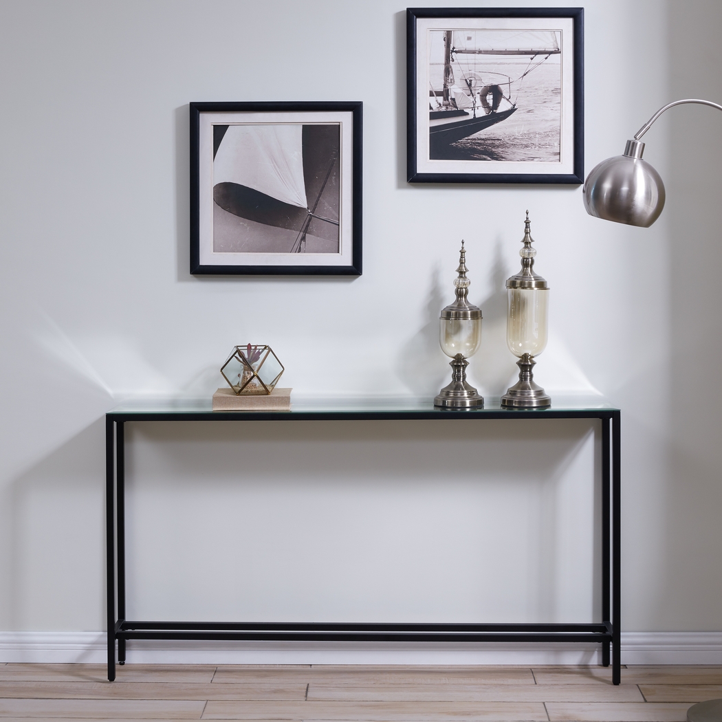 Desner Gray Console Table - Thumbnail - Image 6