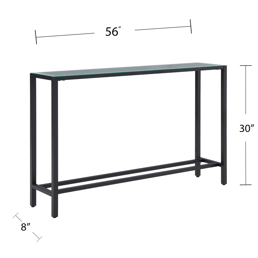 Desnet Black Console Table - Thumbnail - Image 4