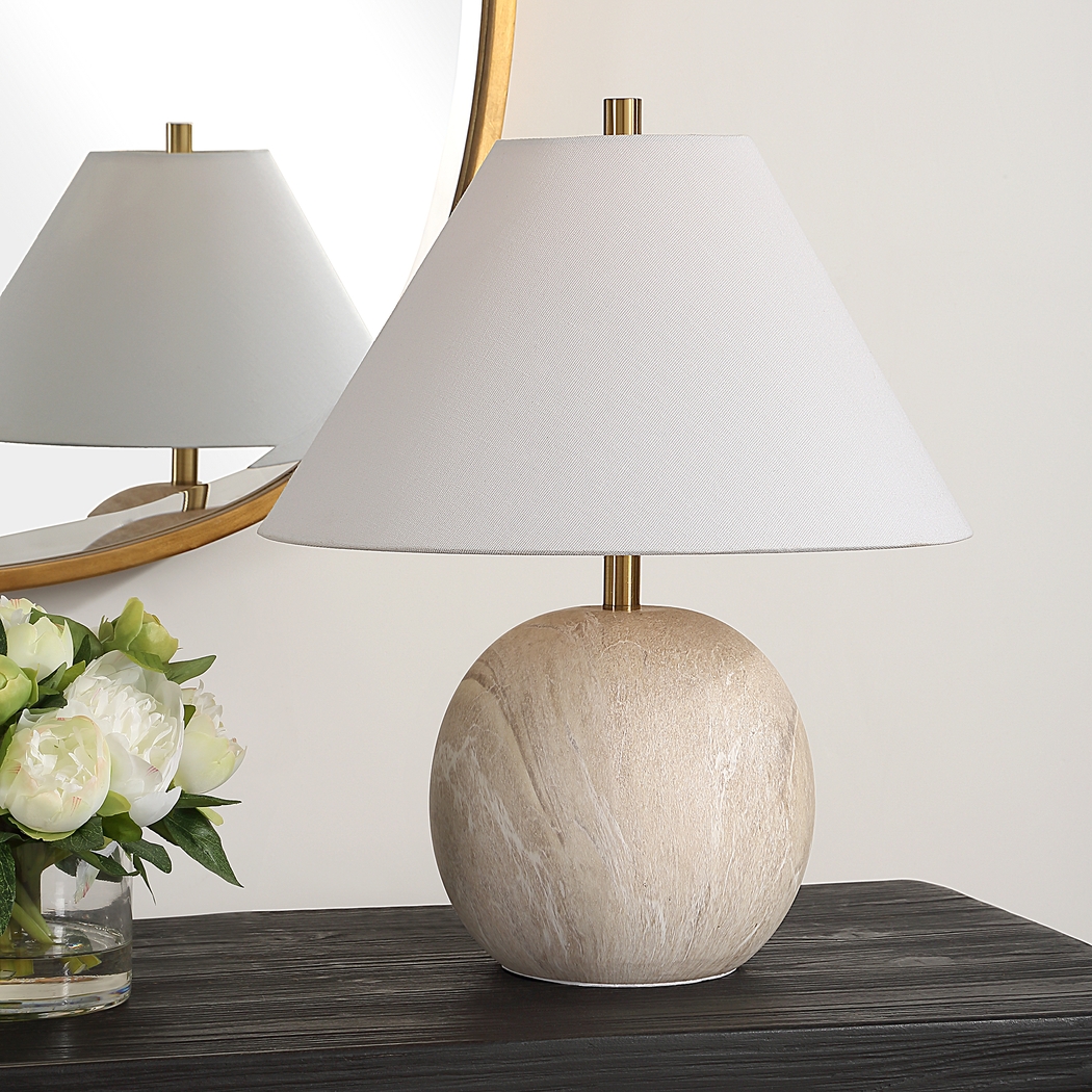 Desoto Lake Beige Lamp - Thumbnail - Image 2
