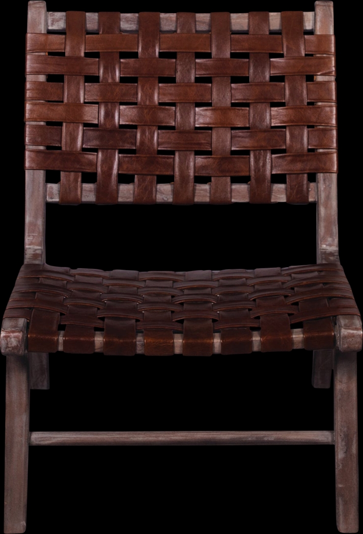 Desoya Brown Accent Chair - Thumbnail - Image 1