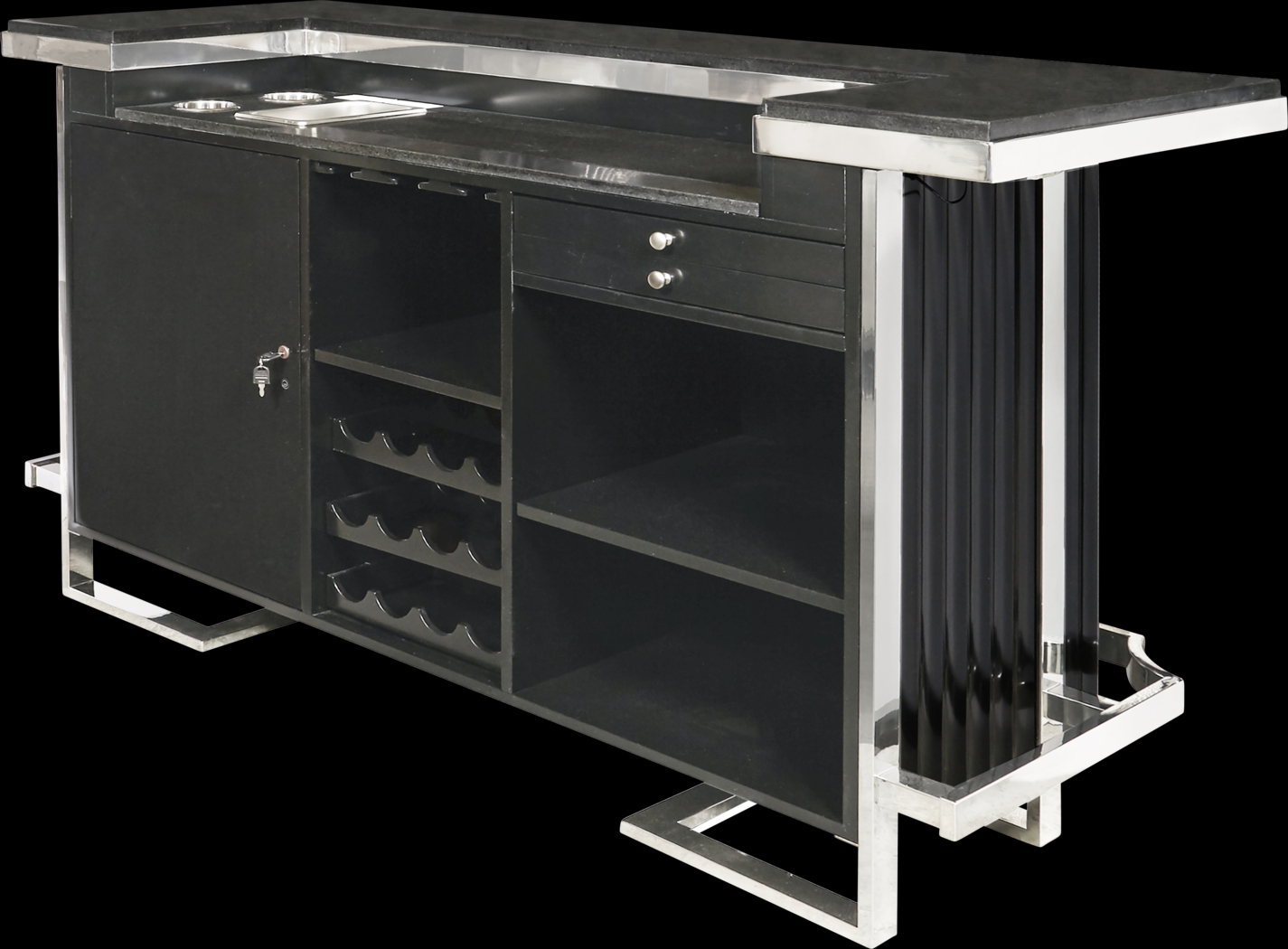 Desportes Black 5 Pc. Bar Set - Thumbnail - Image 7