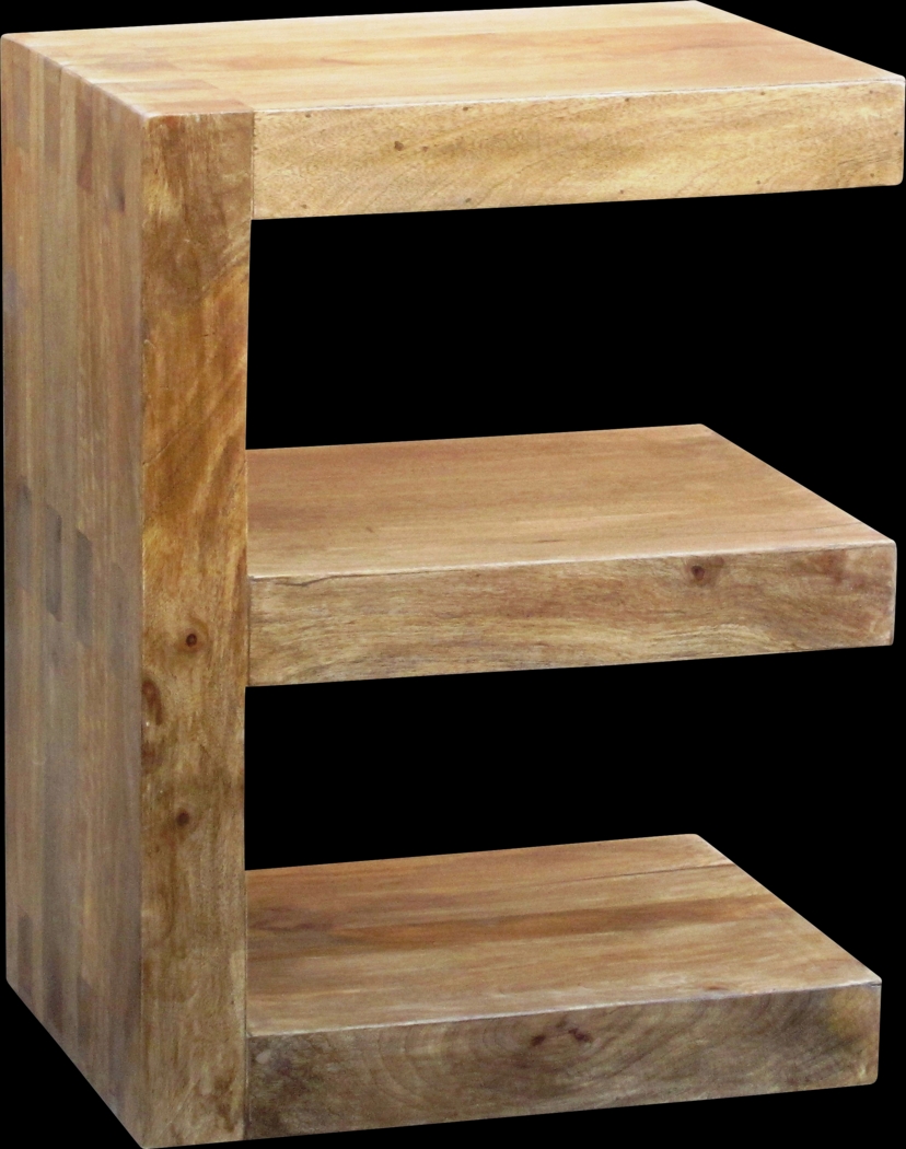 Desta Natural Chairside Table - Thumbnail - Image 1