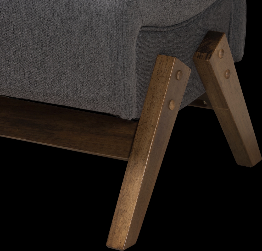 Detillion Dark Gray Ottoman - Thumbnail - Image 6