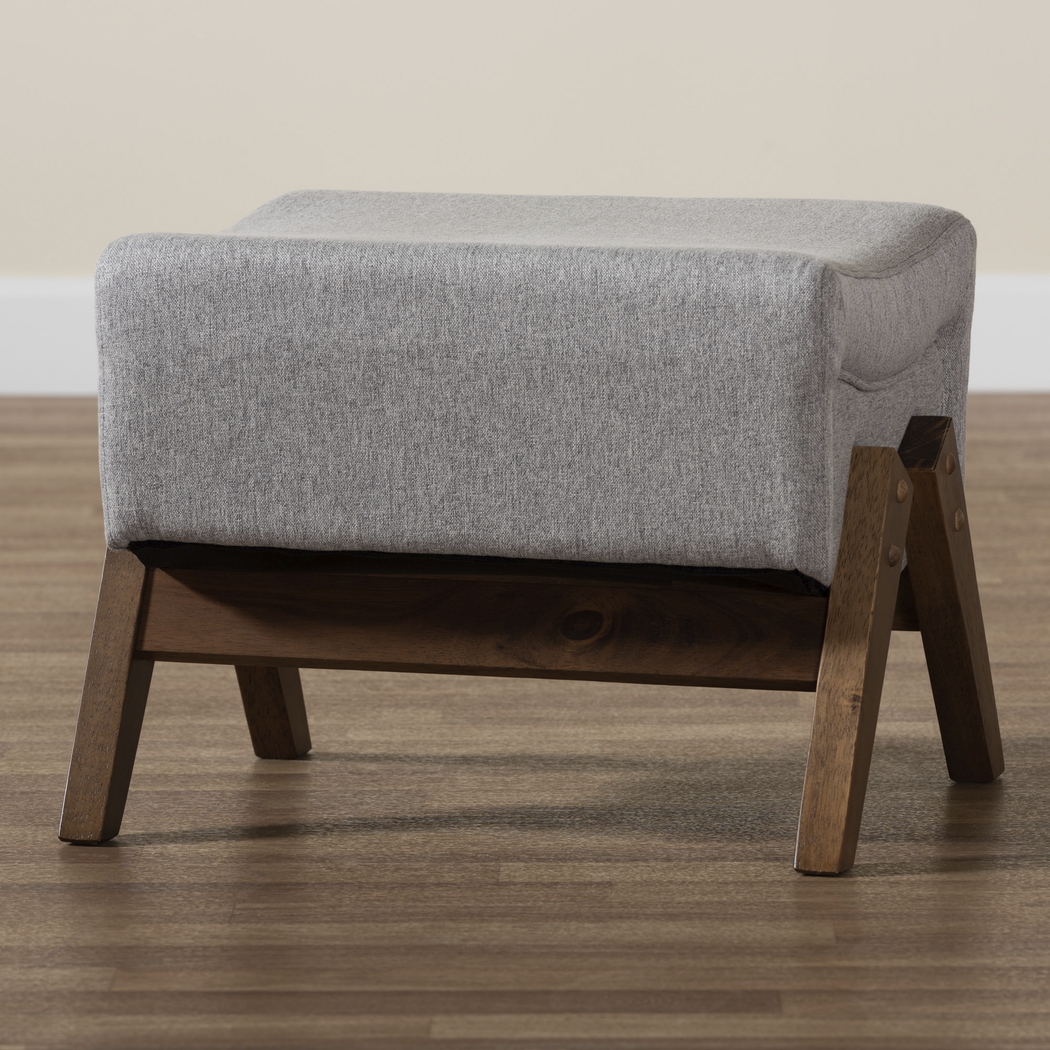 Detillion Light Gray Ottoman - Thumbnail - Image 3