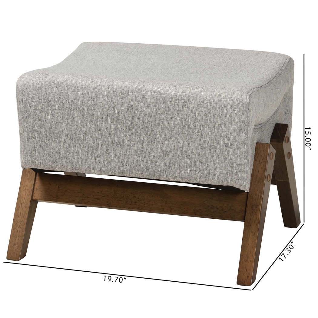 Detillion Light Gray Ottoman - Thumbnail - Image 8