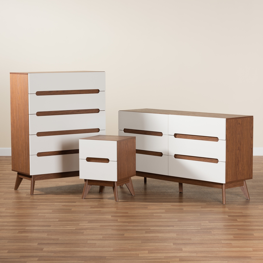 Detrie White 3 Pc Dresser Set - Thumbnail - Image 2