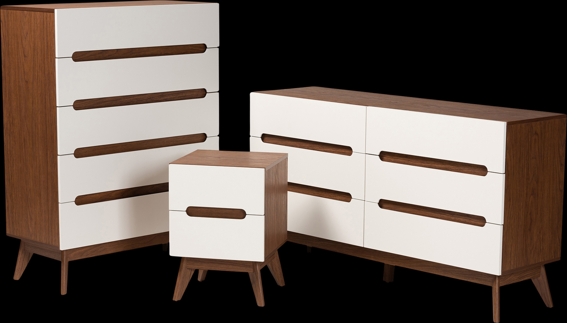 Detrie White 3 Pc Dresser Set - Thumbnail - Image 1