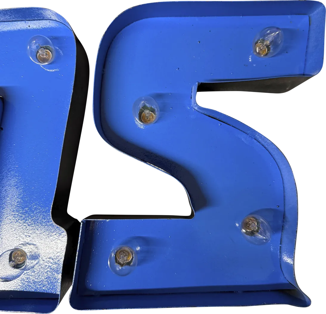 Detroit Lions Blue Metal Wall Decor - Thumbnail - Image 3