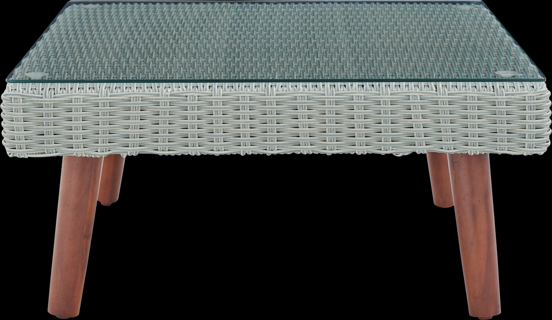 Deupree I Light Gray Outdoor Cocktail Table - Thumbnail - Image 1