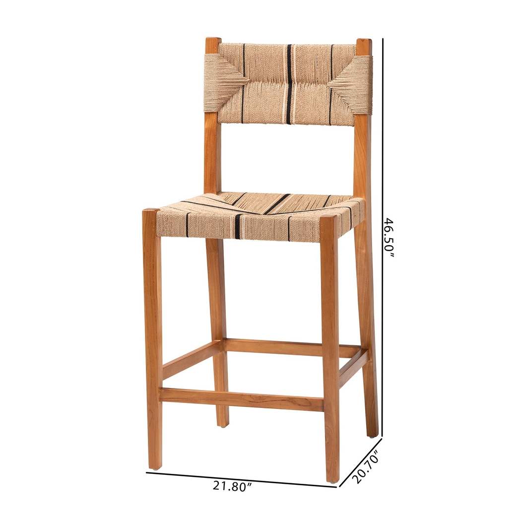 Devanshire Brown Barstool, Set of 2 - Thumbnail - Image 8