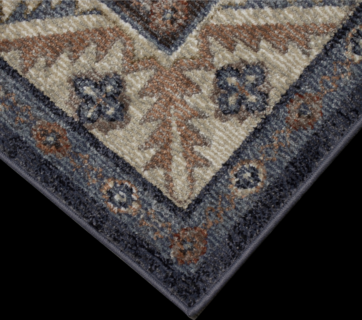 Devdan Blue 6'6 x 9'4 Rug - Thumbnail - Image 4