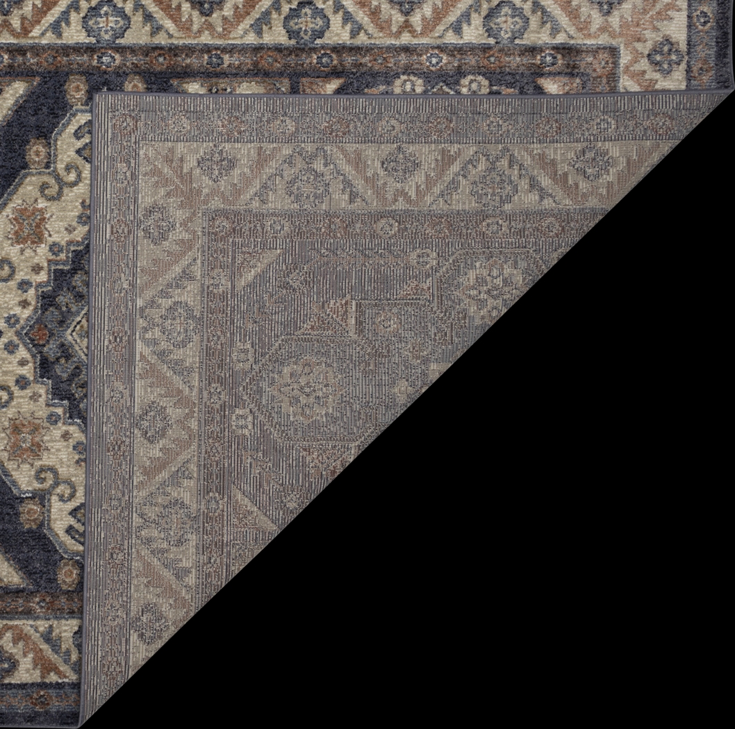 Devdan Blue 6'6 x 9'4 Rug - Thumbnail - Image 5