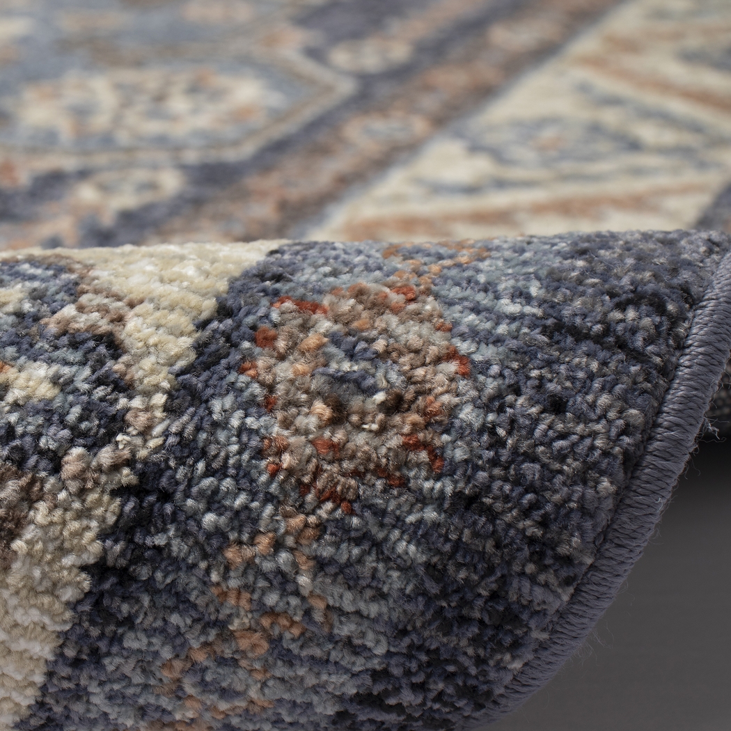 Devdan Blue 6'6 x 9'4 Rug - Thumbnail - Image 6