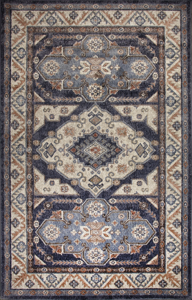 Devdan Blue 6'6 x 9'4 Rug - Thumbnail - Image 1