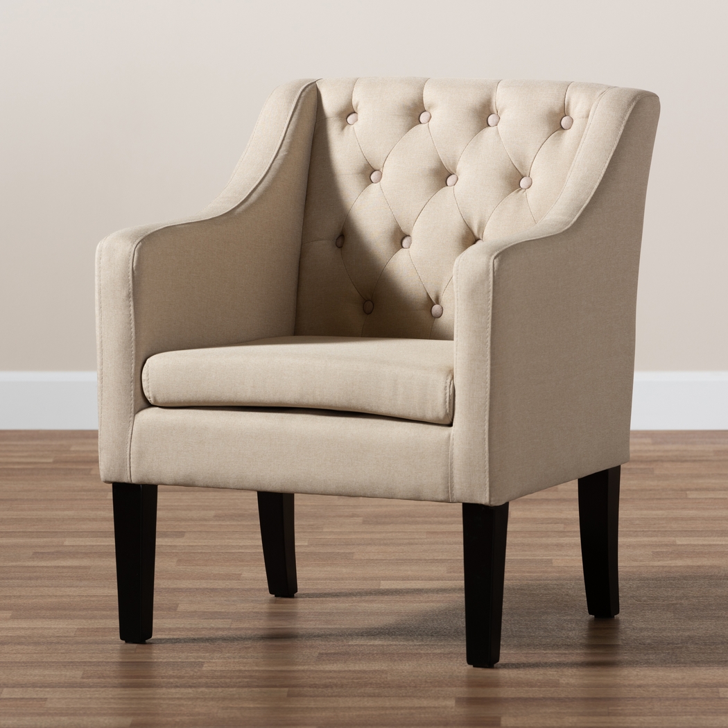 Devenger Beige Accent Chair - Thumbnail - Image 8