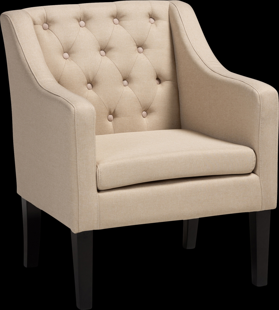 Devenger Beige Accent Chair - Thumbnail - Image 1