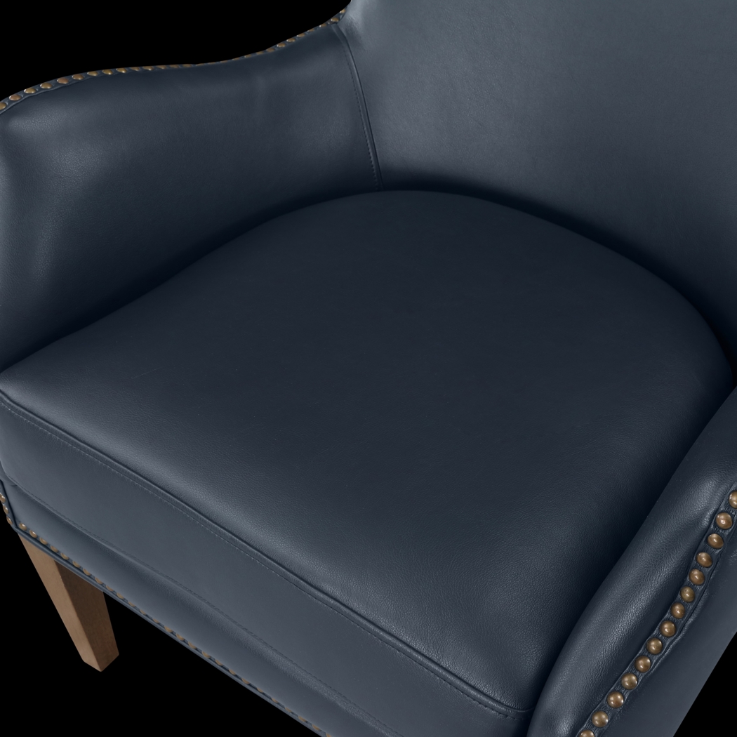 Devillers Dark Blue Arm Chair - Thumbnail - Image 11
