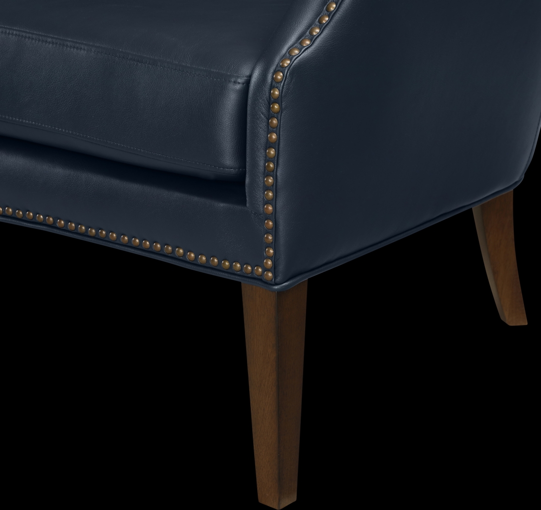 Devillers Dark Blue Arm Chair - Thumbnail - Image 14