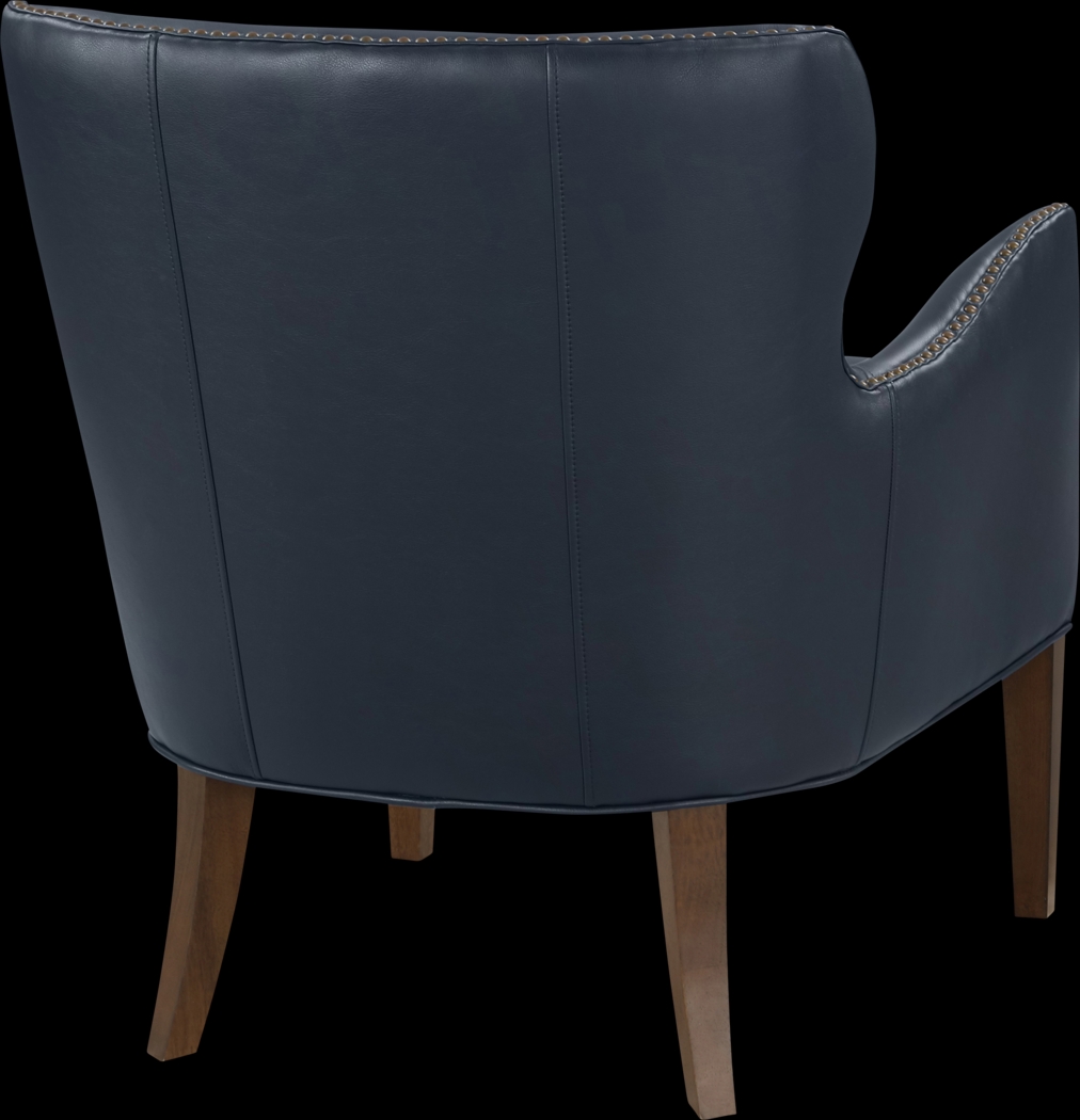 Devillers Dark Blue Arm Chair - Thumbnail - Image 8