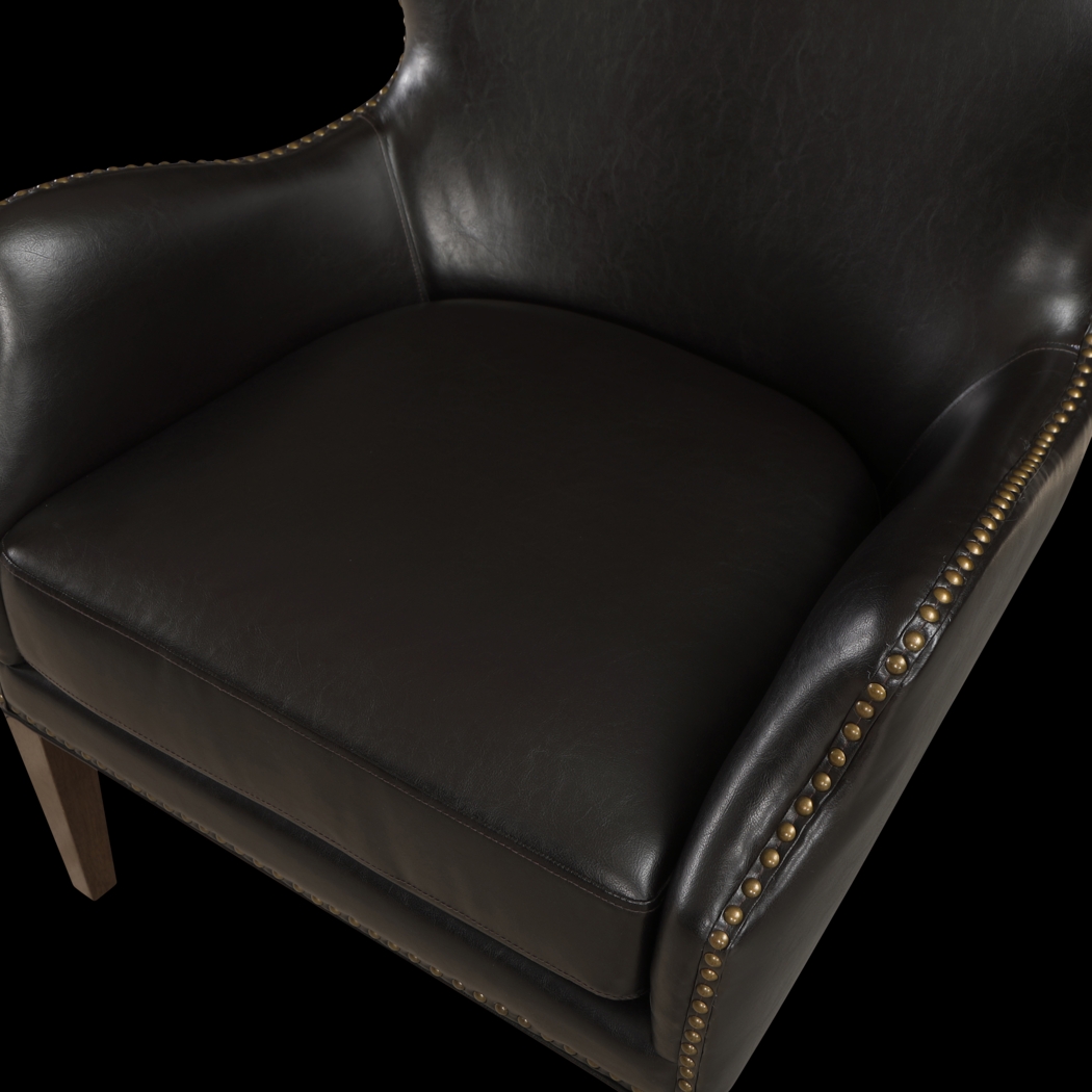Devillers Dark Brown Arm Chair - Thumbnail - Image 12