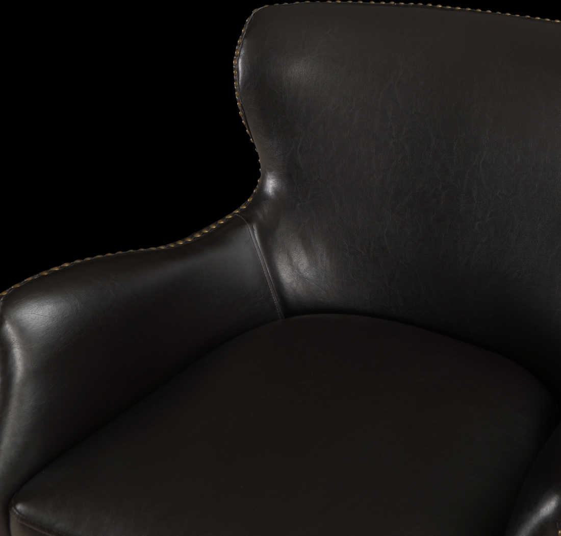 Devillers Dark Brown Arm Chair - Thumbnail - Image 13