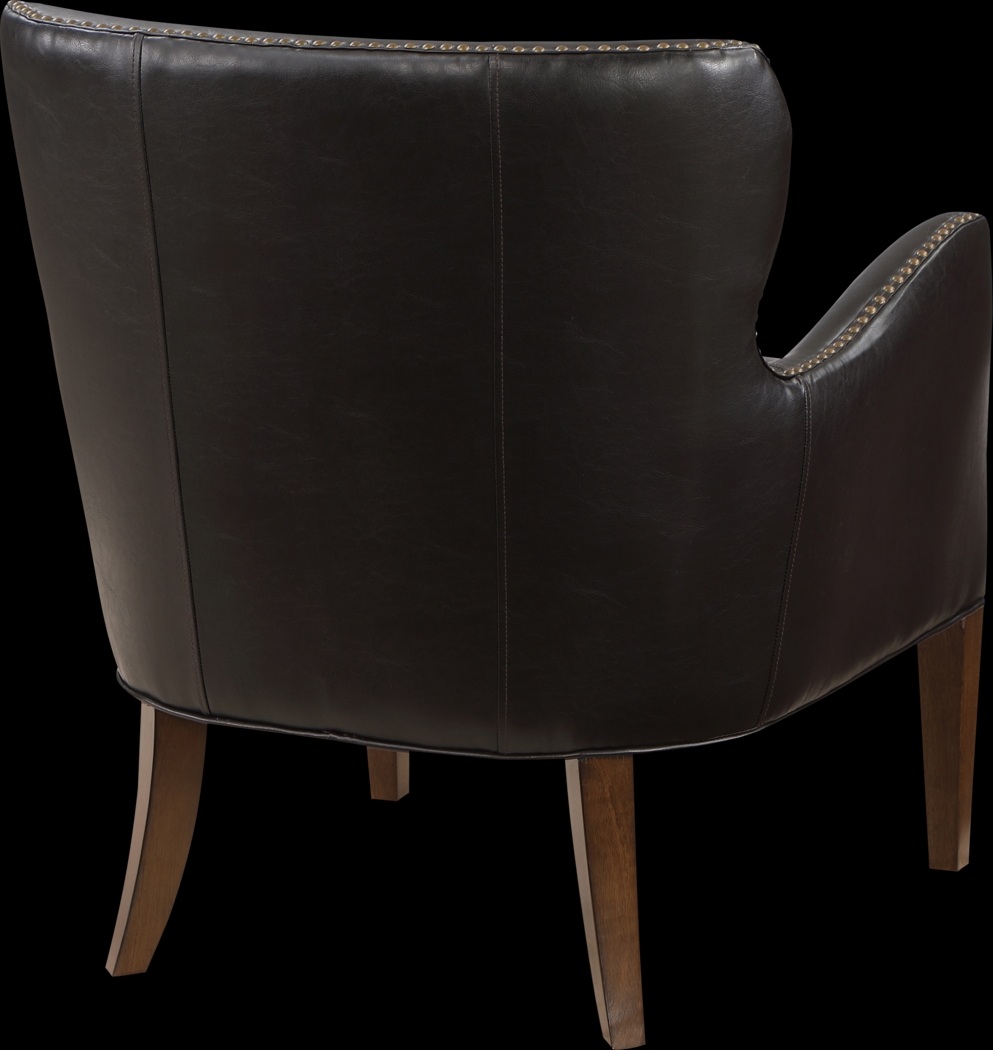 Devillers Dark Brown Arm Chair - Thumbnail - Image 8