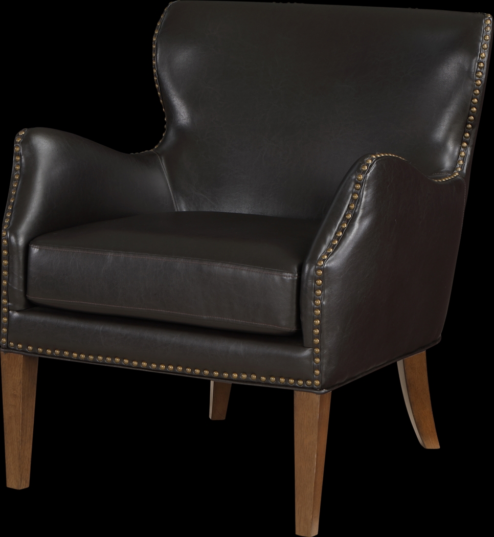 Devillers Dark Brown Arm Chair - Thumbnail - Image 9