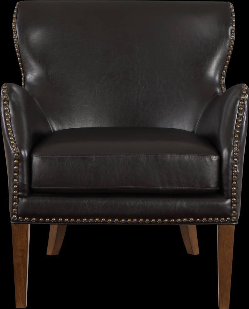 Devillers Dark Brown Arm Chair - Thumbnail - Image 1