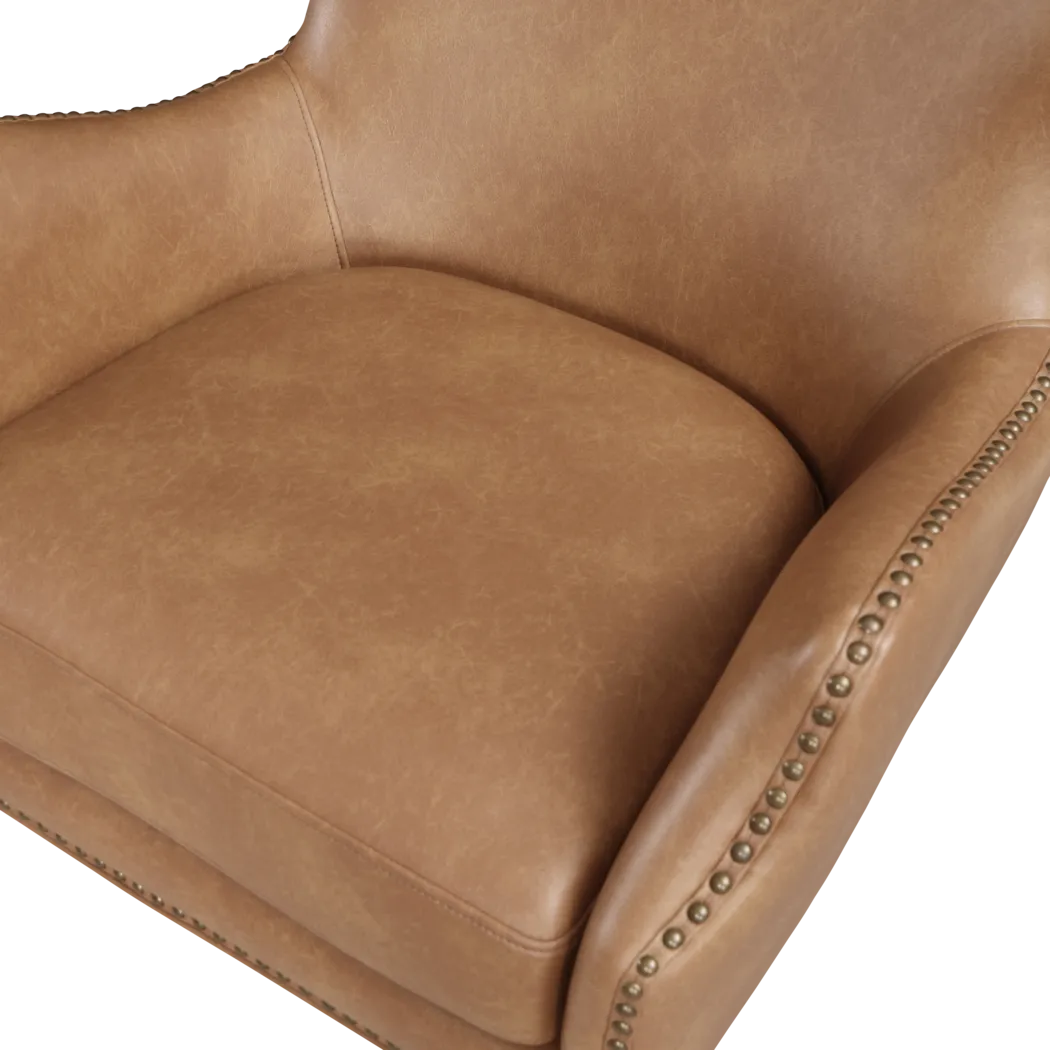 Devillers Light Brown Arm Chair - Thumbnail - Image 13