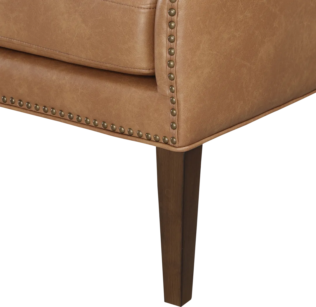 Devillers Light Brown Arm Chair - Thumbnail - Image 15