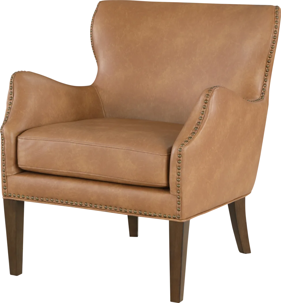 Devillers Light Brown Arm Chair - Thumbnail - Image 5