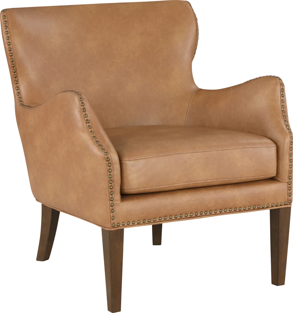 Devillers Light Brown Arm Chair - Thumbnail - Image 6
