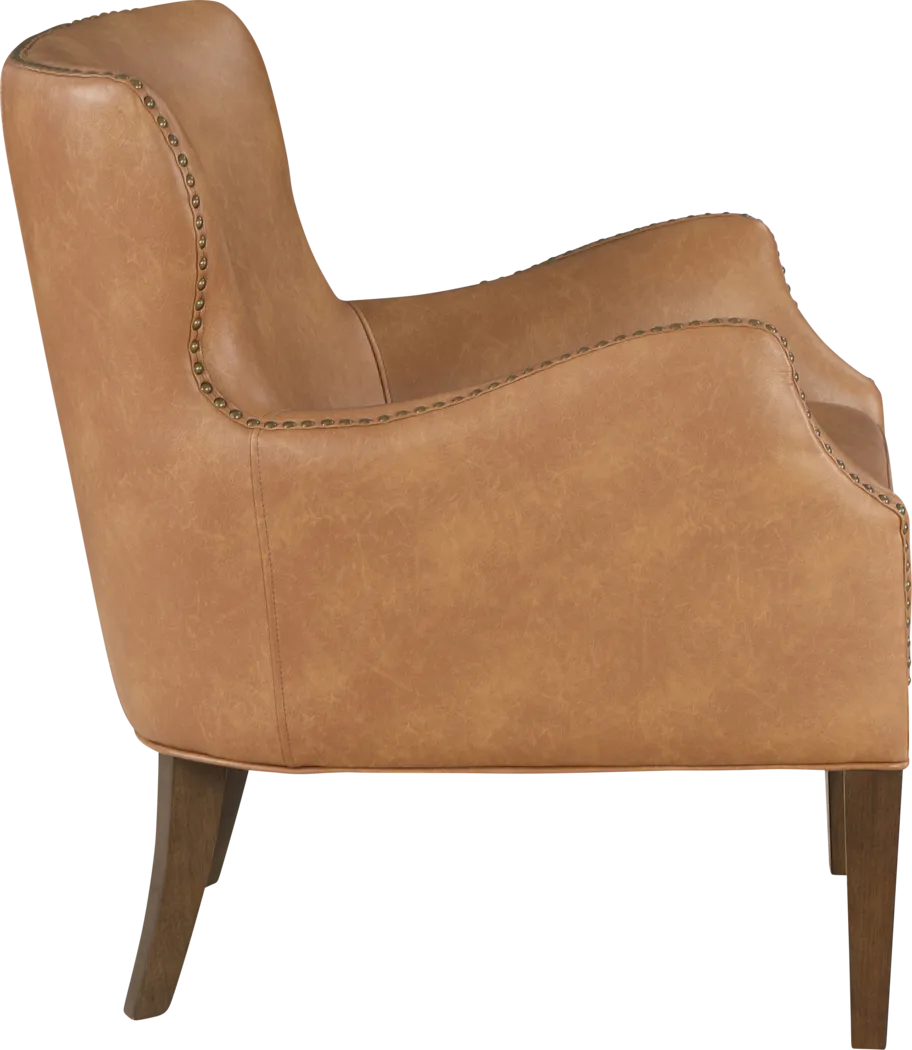 Devillers Light Brown Arm Chair - Thumbnail - Image 7