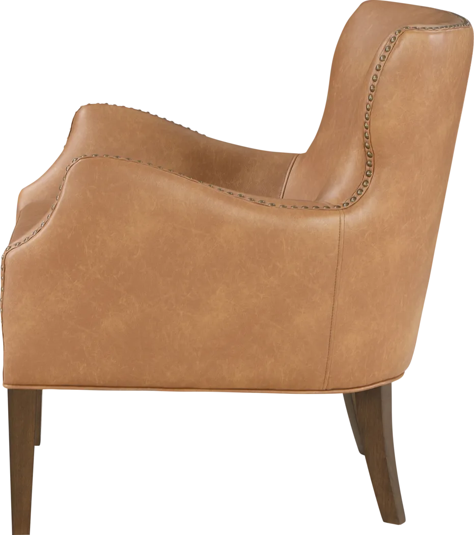 Devillers Light Brown Arm Chair - Thumbnail - Image 8