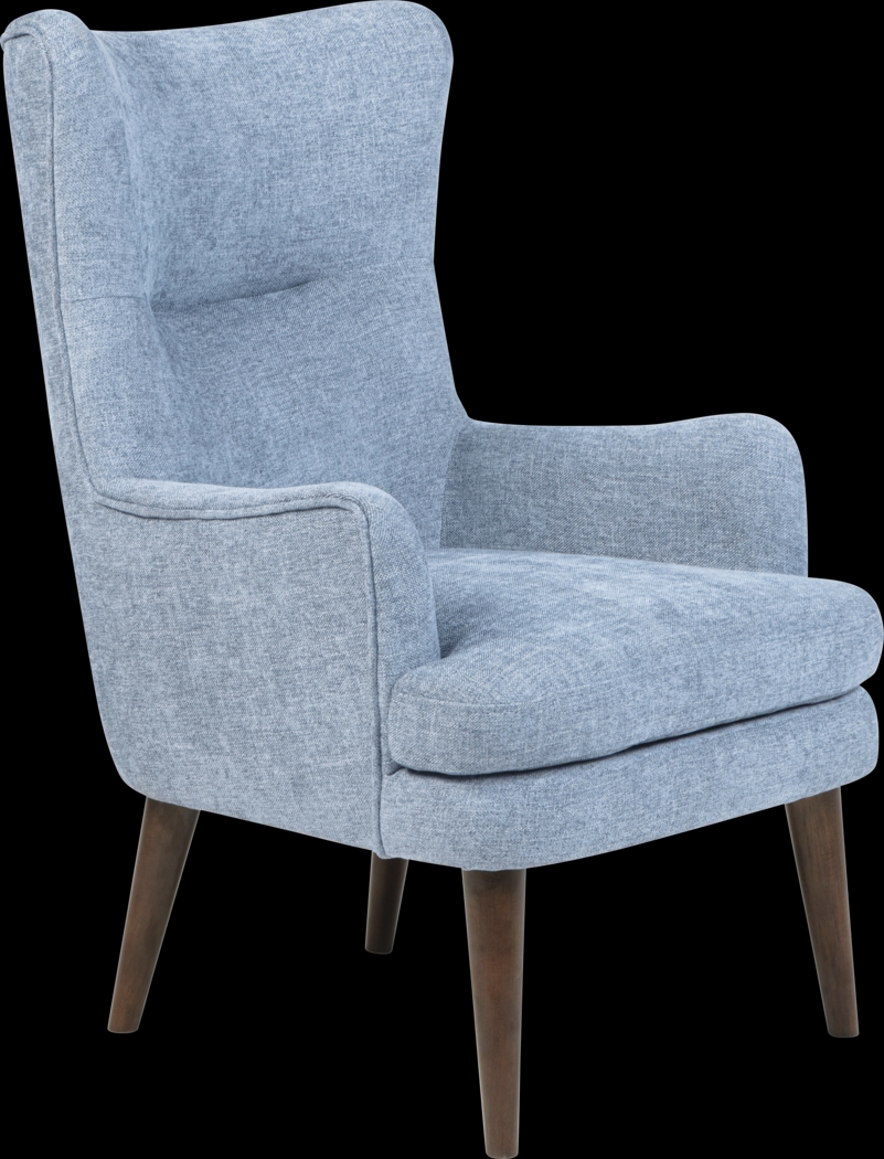 Devlin Blue Accent Chair - Thumbnail - Image 1