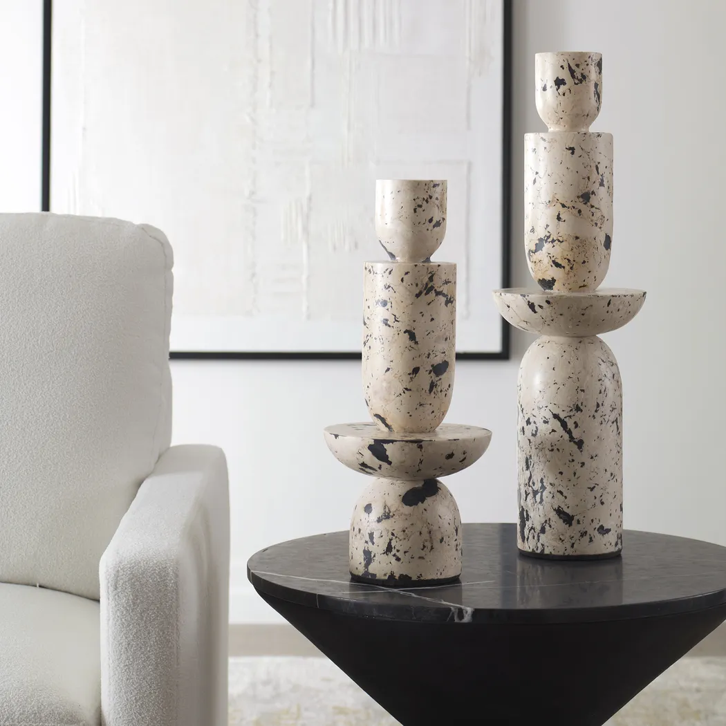 Devra White Sculpture, Set of 2 - Thumbnail - Image 2