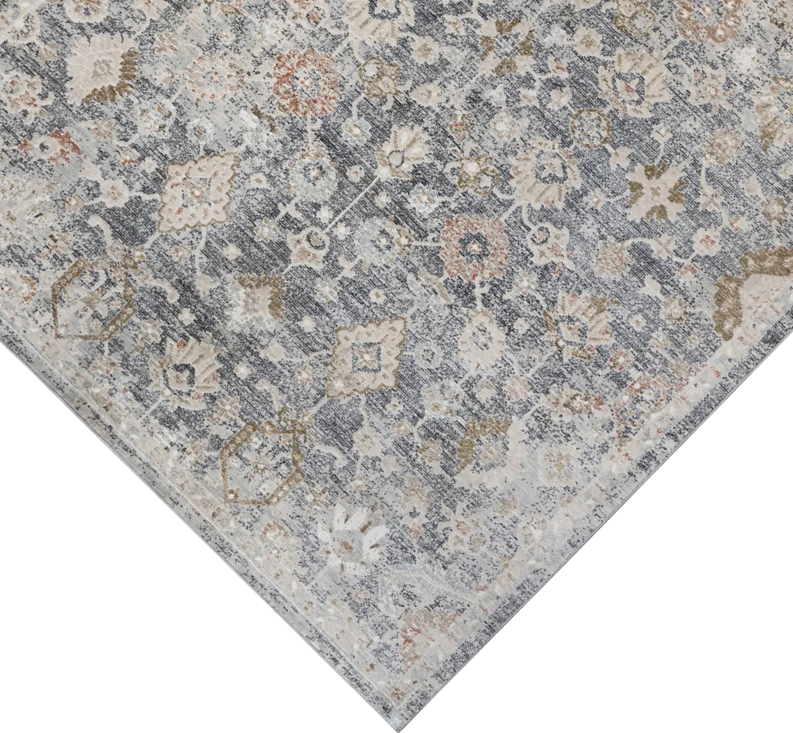 Dewmire Dark Gray 5'3 x 7'10 Rug - Thumbnail - Image 4