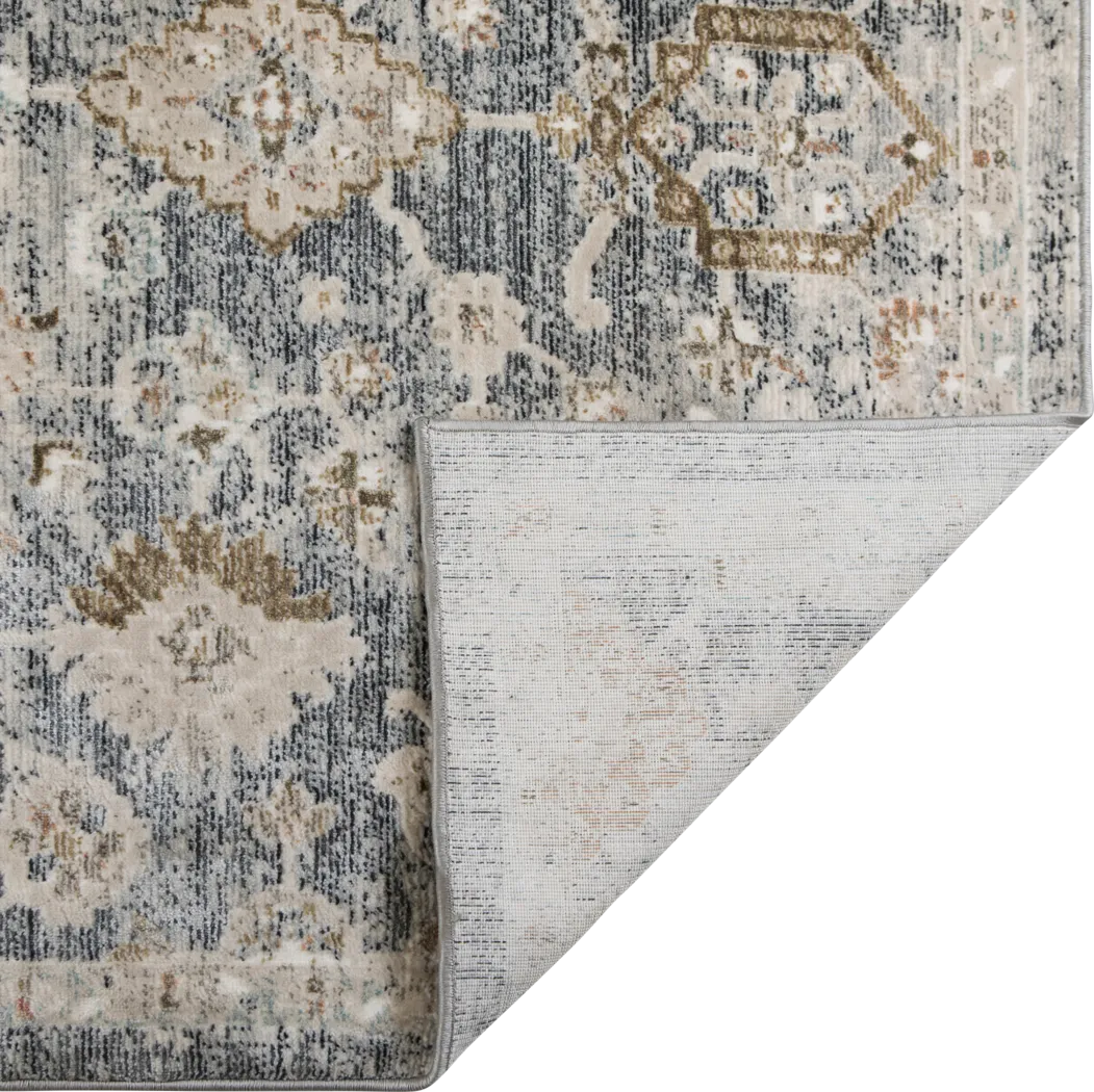 Dewmire Dark Gray 5'3 x 7'10 Rug - Thumbnail - Image 5