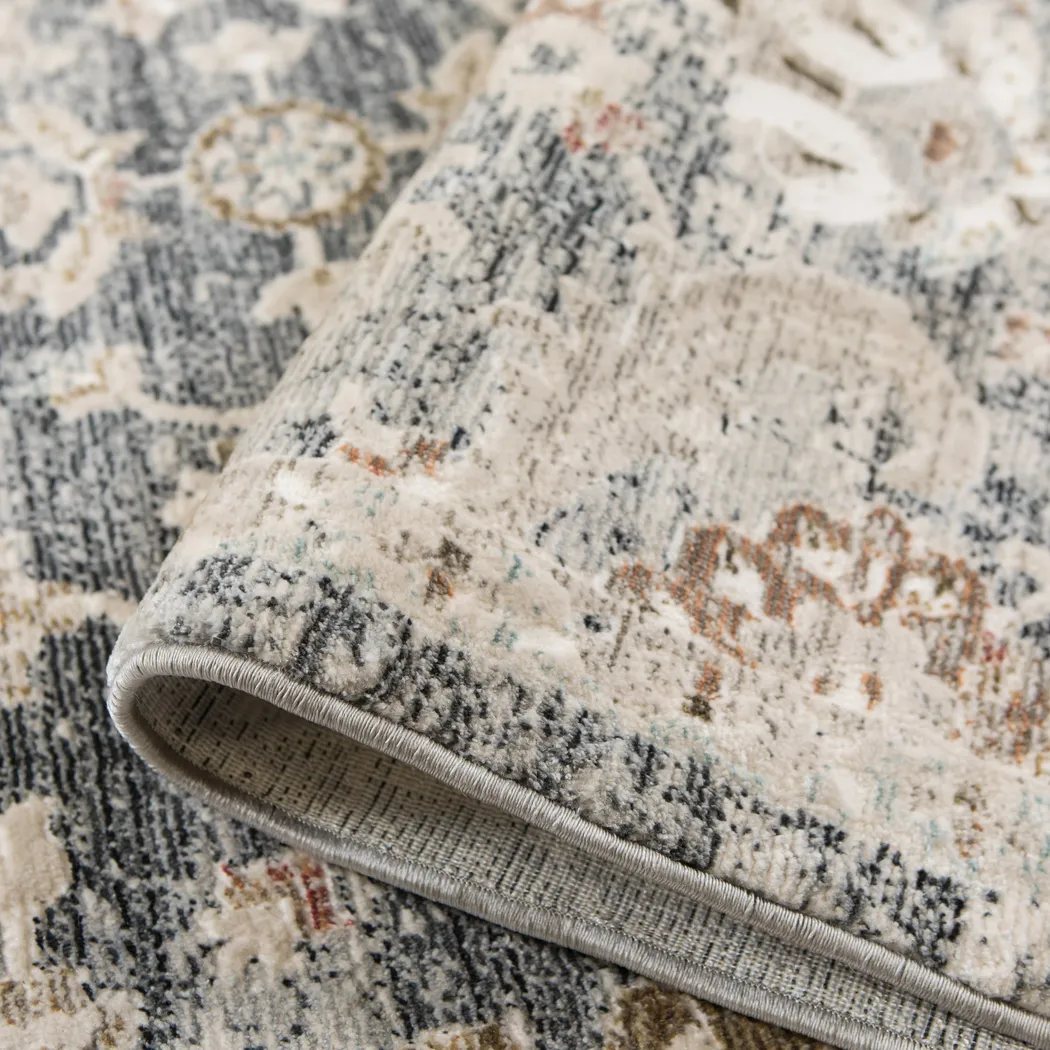 Dewmire Dark Gray 5'3 x 7'10 Rug - Thumbnail - Image 6