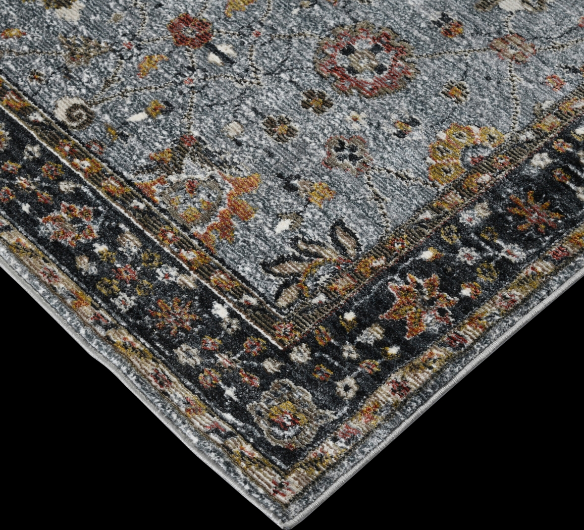 Dewmire Gray 2'6 x 7'10 Runner Rug - Thumbnail - Image 4