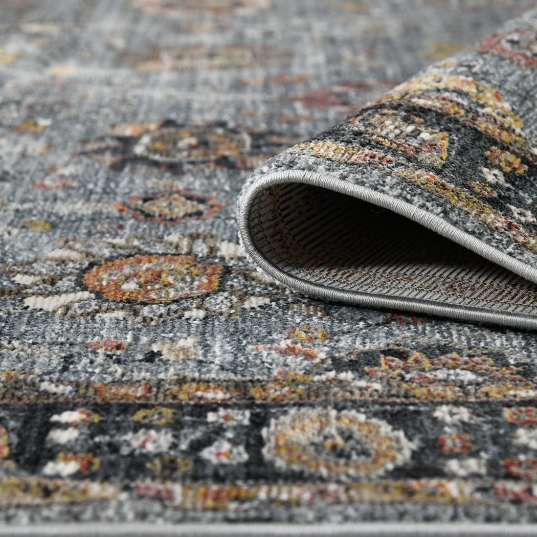 Dewmire Gray 2'6 x 7'10 Runner Rug - Thumbnail - Image 6