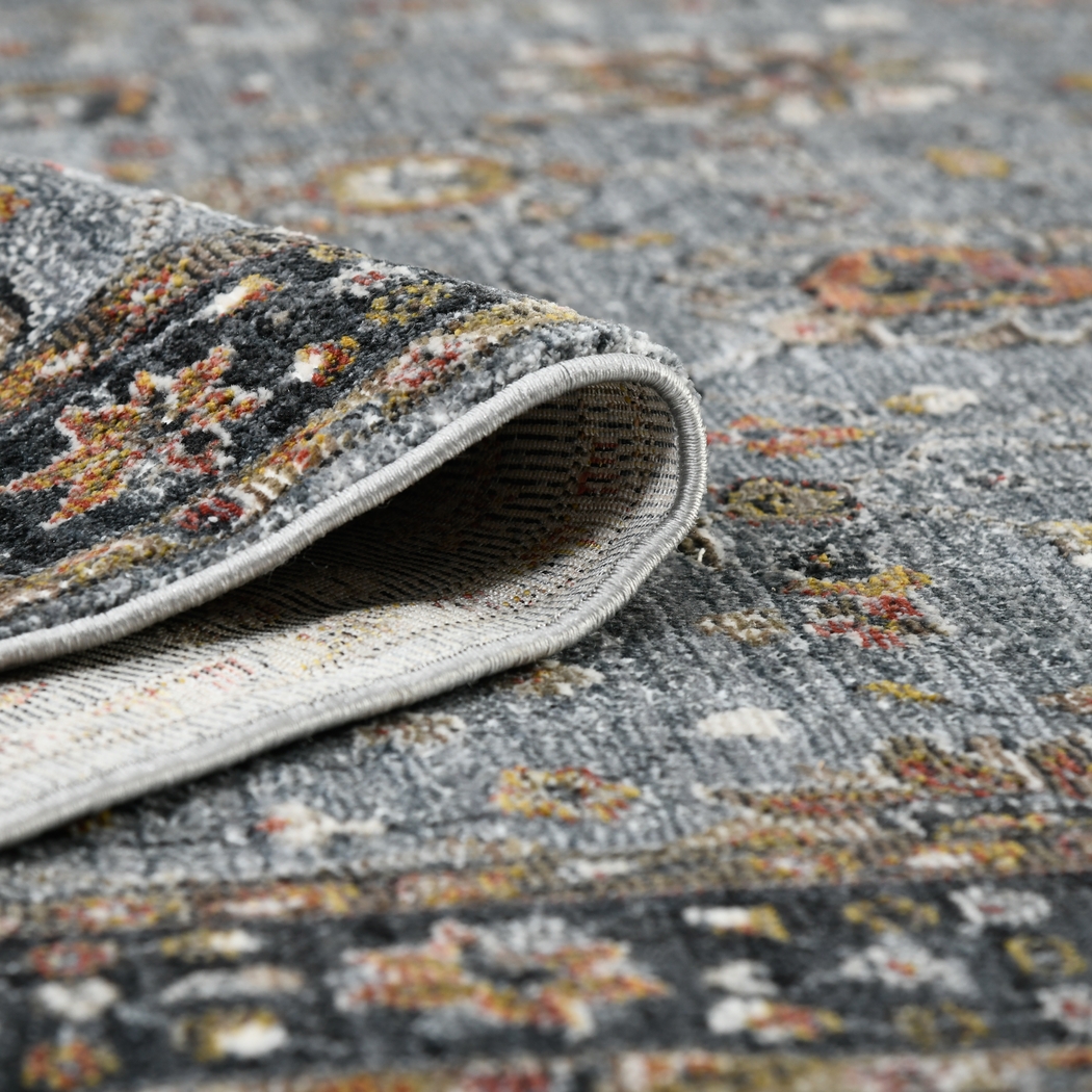 Dewmire Gray 2'6 x 7'10 Runner Rug - Thumbnail - Image 7