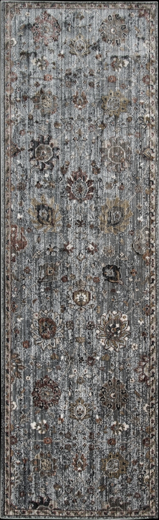 Dewmire Gray 2'6 x 7'10 Runner Rug - Thumbnail - Image 1