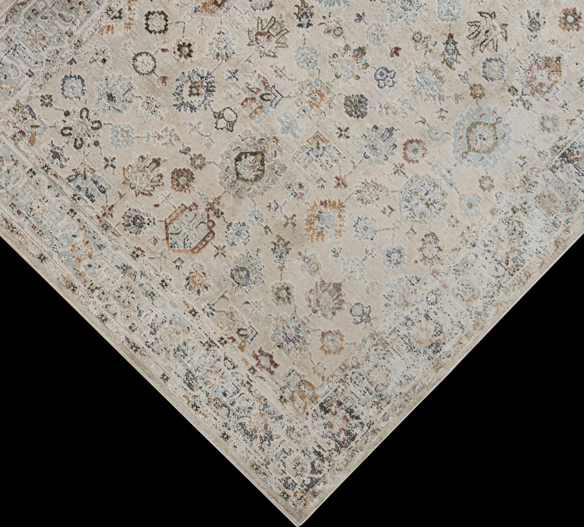 Dewmire Ivory 5'3 x 7'10 Rug - Thumbnail - Image 4