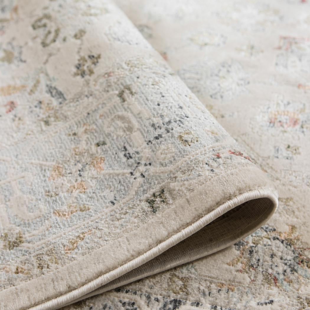 Dewmire Ivory 5'3 x 7'10 Rug - Thumbnail - Image 7