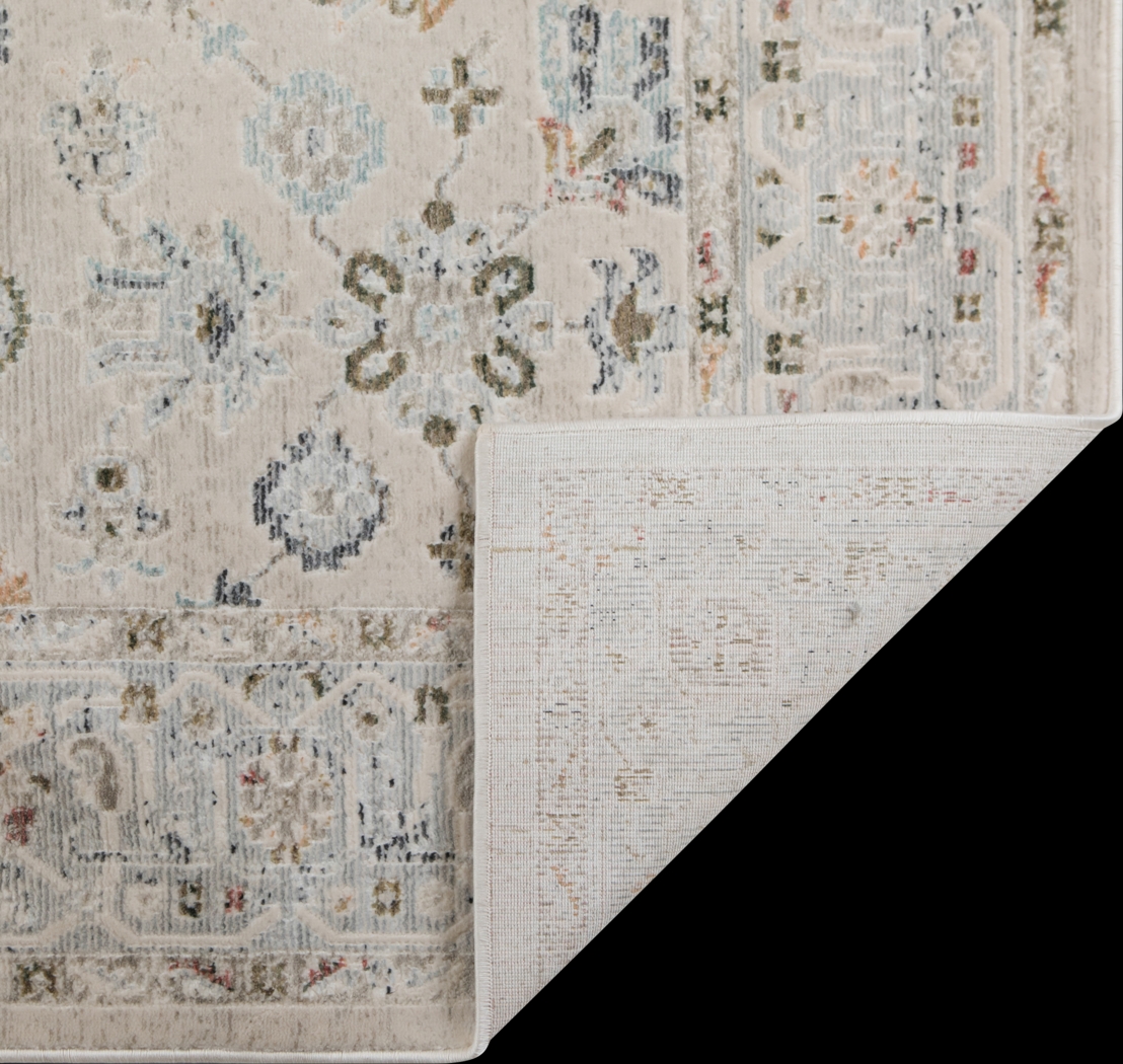 Dewmire Ivory 9'3 x 12'3 Rug - Thumbnail - Image 5