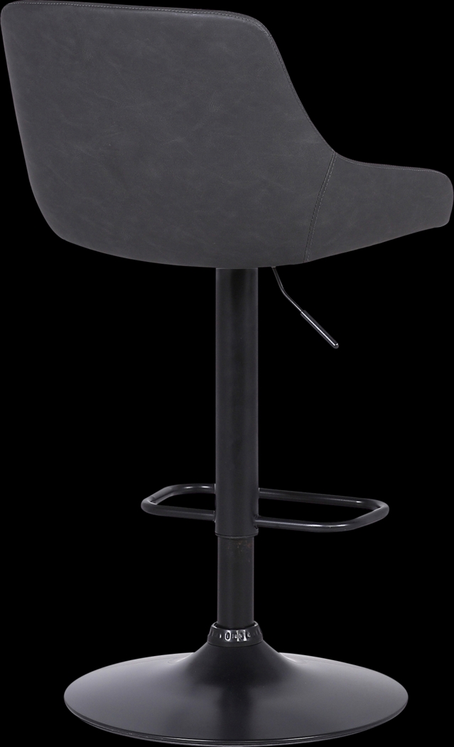 Dewrow Gray Adjustable Barstool - Thumbnail - Image 5