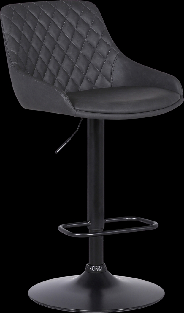 Dewrow Gray Adjustable Barstool - Thumbnail - Image 1